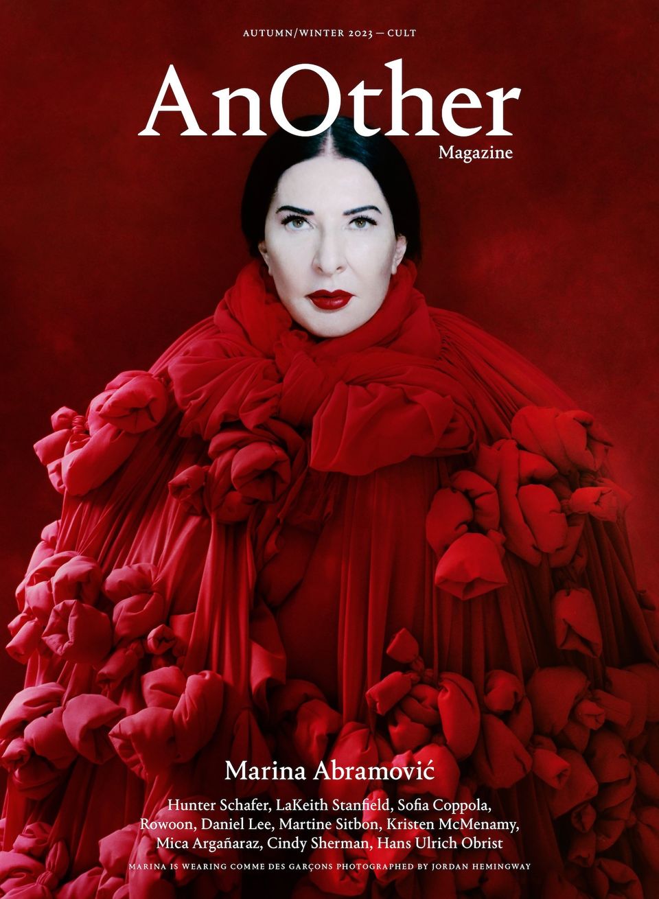 Cover for AnOther Magazine / Marina Abramović
